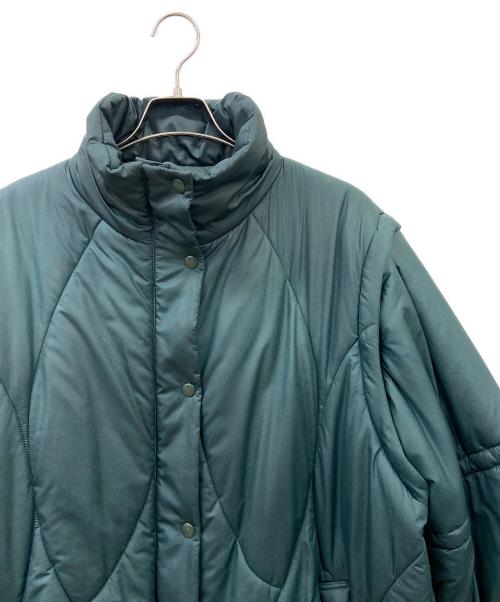 Ameri（アメリ）AMERI (アメリ) 2WAY WAVE STITCH PADDED JACKET グリーン サイズ:Sの古着・服飾アイテム