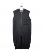 THE SHINZONEザ シンゾーン）の古着「THE SHINZONE　ロングニットジレ」｜グレー