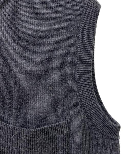 THE SHINZONE（ザ シンゾーン）THE SHINZONE (ザ シンゾーン) THE SHINZONE　ロングニットジレ グレー サイズ:FOの古着・服飾アイテム