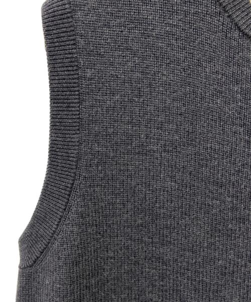 THE SHINZONE（ザ シンゾーン）THE SHINZONE (ザ シンゾーン) THE SHINZONE　ロングニットジレ グレー サイズ:FOの古着・服飾アイテム