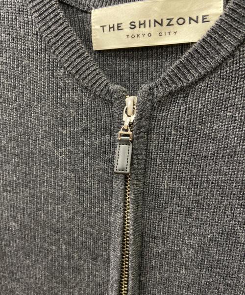 THE SHINZONE（ザ シンゾーン）THE SHINZONE (ザ シンゾーン) THE SHINZONE　ロングニットジレ グレー サイズ:FOの古着・服飾アイテム