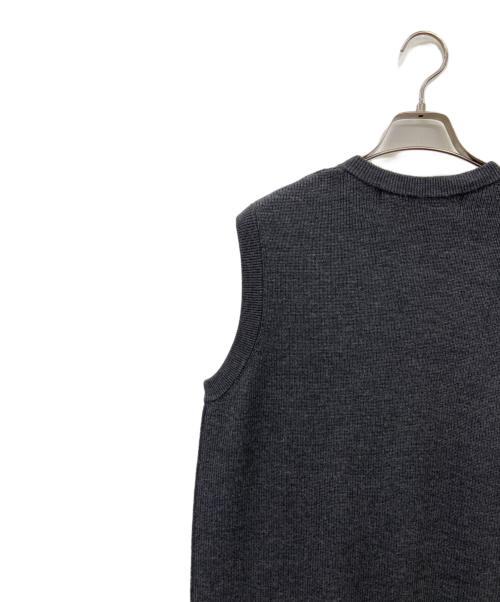 THE SHINZONE（ザ シンゾーン）THE SHINZONE (ザ シンゾーン) THE SHINZONE　ロングニットジレ グレー サイズ:FOの古着・服飾アイテム