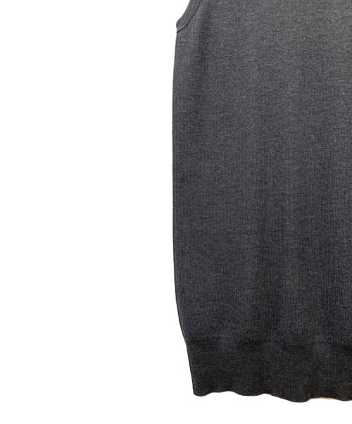 THE SHINZONE（ザ シンゾーン）THE SHINZONE (ザ シンゾーン) THE SHINZONE　ロングニットジレ グレー サイズ:FOの古着・服飾アイテム