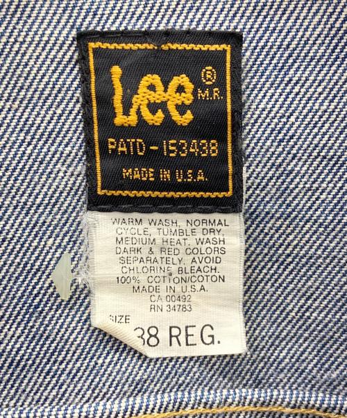 LEE（リー）LEE (リー) LEE デニムジャケット　USA製 80's インディゴ サイズ:38の古着・服飾アイテム