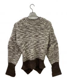 3.1 phillip lim（スリーワンフィリップリム）の古着「厚手ニット」｜ホワイト×ブラウン