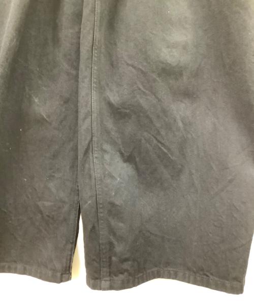 JOHN LAWRENCE SULLIVAN（ジョン ローレンス サリバン）JOHN LAWRENCE SULLIVAN (ジョン ローレンス サリバン) JOHN LAWRENCE SULLIVAN　WOMENS RIGID DENIM WIDE PANTS  SKU: JLSW-01-S ブラック サイズ:Sの古着・服飾アイテム