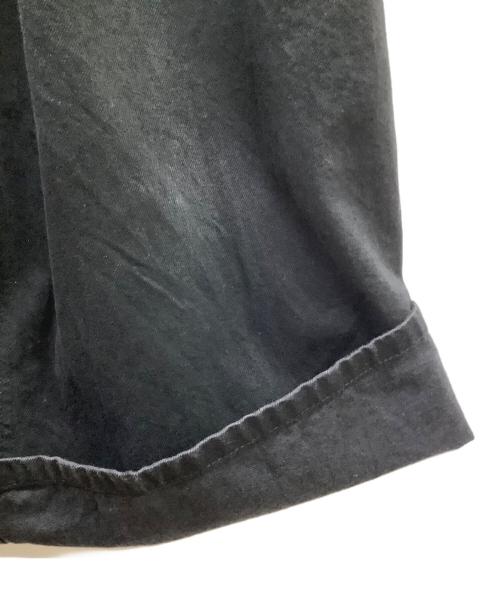 JOHN LAWRENCE SULLIVAN（ジョン ローレンス サリバン）JOHN LAWRENCE SULLIVAN (ジョン ローレンス サリバン) JOHN LAWRENCE SULLIVAN　WOMENS RIGID DENIM WIDE PANTS  SKU: JLSW-01-S ブラック サイズ:Sの古着・服飾アイテム