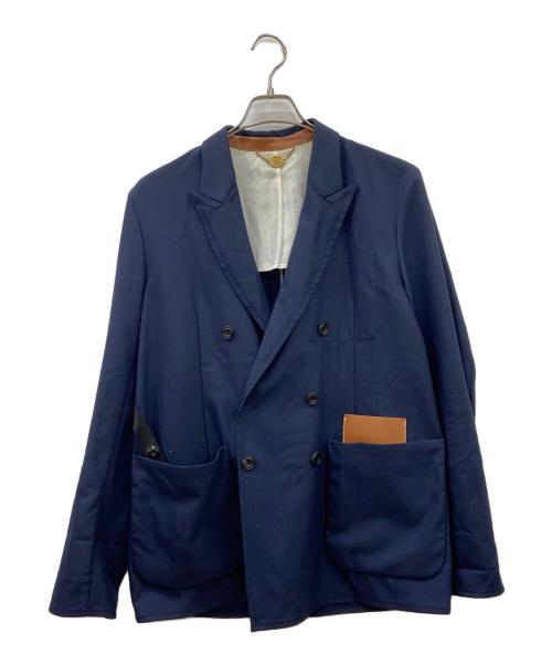 SUNSEA（サンシー）SUNSEA (サンシー) テーラードジャケット ネイビー サイズ:２の古着・服飾アイテム