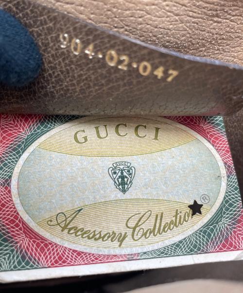 GUCCI（グッチ）GUCCI (グッチ) OLD GUCCI　ショルダーバッグ ブラウン×ベージュの古着・服飾アイテム