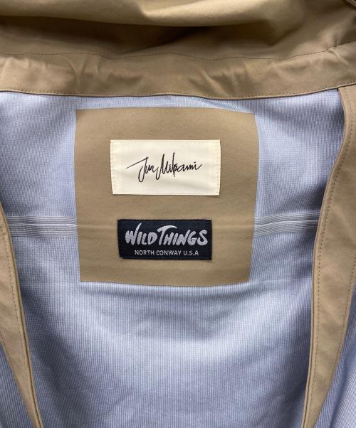 WILD THINGS（ワイルドシングス）WILD THINGS (ワイルドシングス) JUN MIKAMI (ジュン ミカミ) マキシシルエットナイロンコート ベージュ×ブラック サイズ:FREEの古着・服飾アイテム