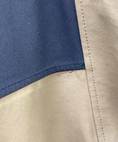 WILD THINGS（ワイルドシングス）WILD THINGS (ワイルドシングス) JUN MIKAMI (ジュン ミカミ) マキシシルエットナイロンコート ベージュ×ブラック サイズ:FREEの古着・服飾アイテム