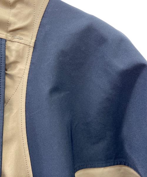 WILD THINGS（ワイルドシングス）WILD THINGS (ワイルドシングス) JUN MIKAMI (ジュン ミカミ) マキシシルエットナイロンコート ベージュ×ブラック サイズ:FREEの古着・服飾アイテム