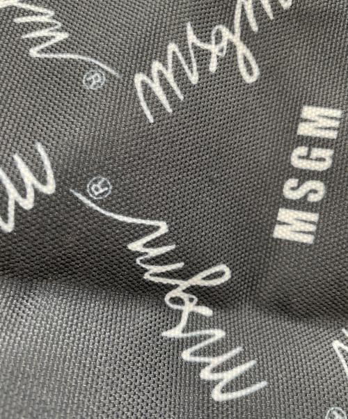 MSGM（エムエスジーエム）MSGM (エムエスジーエム) トートバッグ ブラック×ホワイトの古着・服飾アイテム