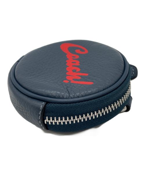 COACH（コーチ）COACH (コーチ) コインケース ブルー×レッドの古着・服飾アイテム