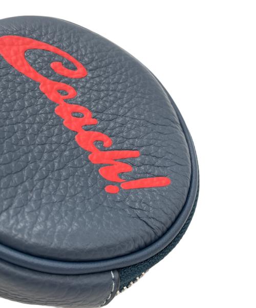 COACH（コーチ）COACH (コーチ) コインケース ブルー×レッドの古着・服飾アイテム