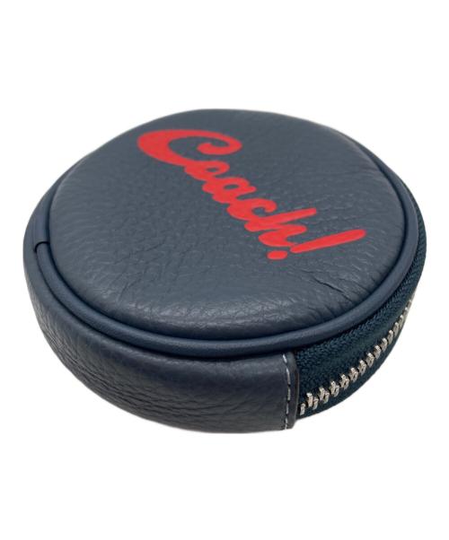 COACH（コーチ）COACH (コーチ) コインケース ブルー×レッドの古着・服飾アイテム