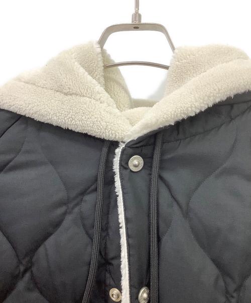 TAION（タイオン）TAION (タイオン) ミリタリーダウンケープ ブラック×ベージュ サイズ:FREEの古着・服飾アイテム