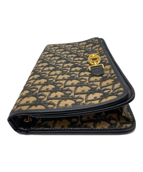 Christian Dior（クリスチャン ディオール）Christian Dior (クリスチャン ディオール) チェーンショルダーバッグ ブラック×ブラウンの古着・服飾アイテム