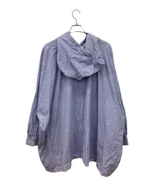 COMME des GARCONS SHIRT（コムデギャルソンシャツ）COMME des GARCONS SHIRT (コムデギャルソンシャツ) COMME des GARCONS SHIRT　アノラックパーカー ブルー×ホワイト サイズ:Lの古着・服飾アイテム