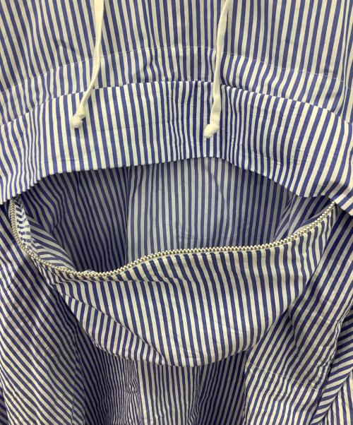 COMME des GARCONS SHIRT（コムデギャルソンシャツ）COMME des GARCONS SHIRT (コムデギャルソンシャツ) COMME des GARCONS SHIRT　アノラックパーカー ブルー×ホワイト サイズ:Lの古着・服飾アイテム