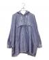 COMME des GARCONS SHIRT（コムデギャルソンシャツ）の古着「COMME des GARCONS SHIRT　アノラックパーカー」｜ブルー×ホワイト