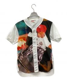 COMME des GARCONS SHIRT×SUPREME（コムデギャルソンシャツ×シュプリーム）の古着「COMME des GARCONS SHIRT　Supreme　べースボールシャツ」｜ホワイト