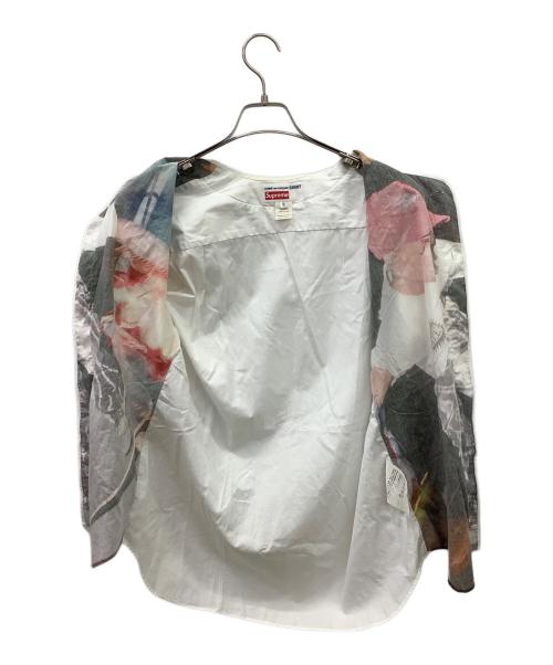 COMME des GARCONS SHIRT（コムデギャルソンシャツ）COMME des GARCONS SHIRT (コムデギャルソンシャツ) SUPREME (シュプリーム) COMME des GARCONS SHIRT　Supreme　べースボールシャツ ホワイト サイズ:XSの古着・服飾アイテム