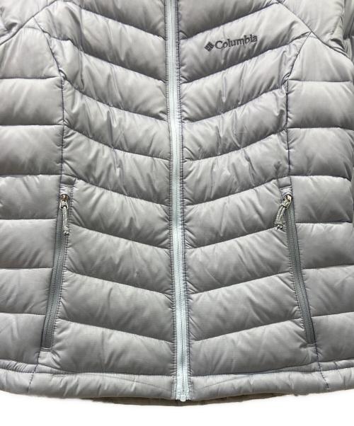 Columbia（コロンビア）Columbia (コロンビア) ウィメンズプラチナムターボダウンジャケット グレー サイズ:Sの古着・服飾アイテム
