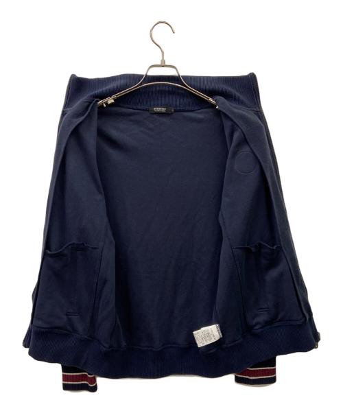BURBERRY BLACK LABEL（バーバリーブラックレーベル）BURBERRY BLACK LABEL (バーバリーブラックレーベル) BURBERRY BLACK LABEL　ジップアップスウェット ネイビー×レッド サイズ:２の古着・服飾アイテム