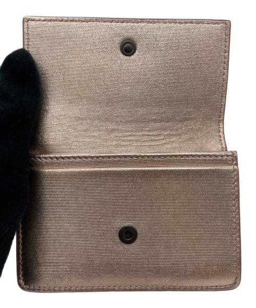 BOTTEGA VENETA（ボッテガベネタ）BOTTEGA VENETA (ボッテガベネタ) イントレチャートカードケース ピンクの古着・服飾アイテム