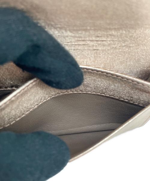 BOTTEGA VENETA（ボッテガベネタ）BOTTEGA VENETA (ボッテガベネタ) イントレチャートカードケース ピンクの古着・服飾アイテム