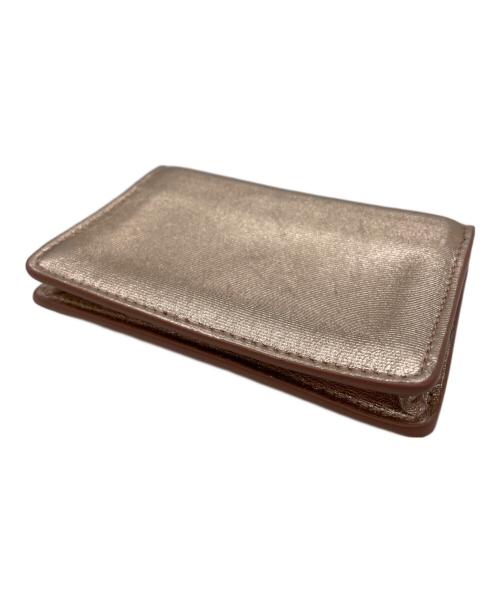 BOTTEGA VENETA（ボッテガベネタ）BOTTEGA VENETA (ボッテガベネタ) イントレチャートカードケース ピンクの古着・服飾アイテム