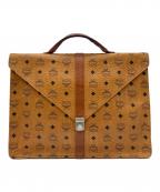 MCMエムシーエム）の古着「ブリーフケース」｜ブラウン