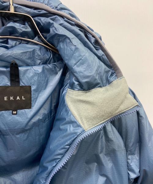 EKAL（エカル）EKAL (エカル) ダウンジャケット ブルー サイズ:Mの古着・服飾アイテム