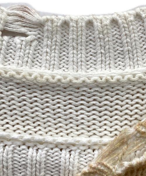 Ameri（アメリ）AMERI (アメリ) 厚手ニット イエロー サイズ:FREEの古着・服飾アイテム