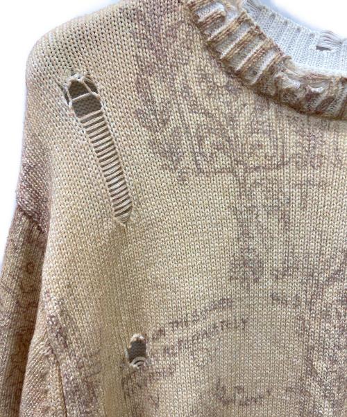 Ameri（アメリ）AMERI (アメリ) 厚手ニット イエロー サイズ:FREEの古着・服飾アイテム