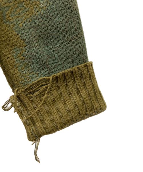 Ameri（アメリ）Ameri (アメリ) AMERI　厚手ニット　VINTAGE LAG OVER KNIT グリーン サイズ:FREEの古着・服飾アイテム