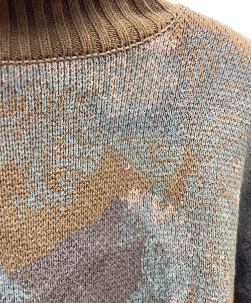 Ameri（アメリ）Ameri (アメリ) AMERI　厚手ニット　VINTAGE LAG OVER KNIT グリーン サイズ:FREEの古着・服飾アイテム