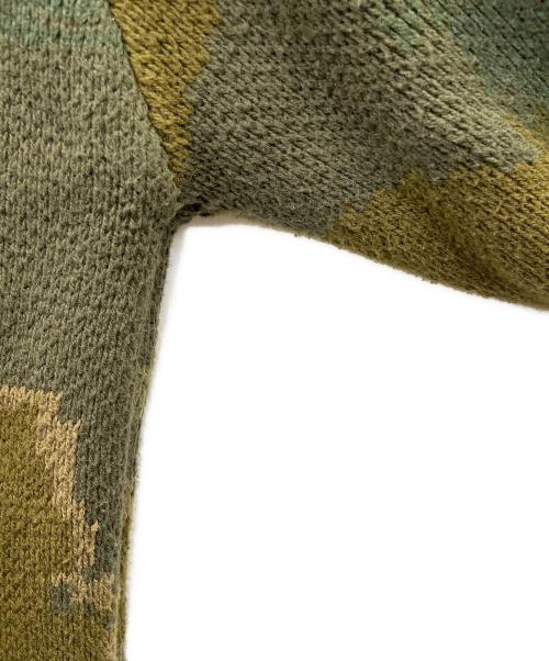 Ameri（アメリ）Ameri (アメリ) AMERI　厚手ニット　VINTAGE LAG OVER KNIT グリーン サイズ:FREEの古着・服飾アイテム