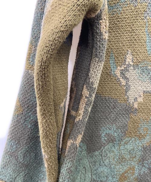 Ameri（アメリ）Ameri (アメリ) AMERI　厚手ニット　VINTAGE LAG OVER KNIT グリーン サイズ:FREEの古着・服飾アイテム