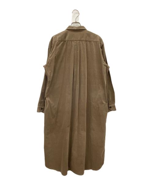 DANTON（ダントン）DANTON (ダントン) 長袖ワンピース ブラウン サイズ:36の古着・服飾アイテム
