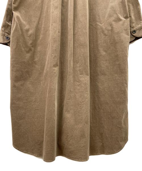 DANTON（ダントン）DANTON (ダントン) 長袖ワンピース ブラウン サイズ:36の古着・服飾アイテム