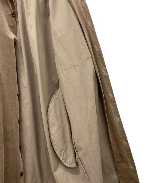 DANTON（ダントン）DANTON (ダントン) 長袖ワンピース ブラウン サイズ:36の古着・服飾アイテム