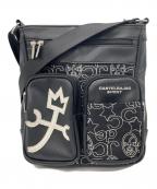 CASTELBAJACカステルバジャック）の古着「ショルダーバッグ」｜ブラック×ホワイト