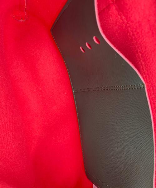 CASTELBAJAC（カステルバジャック）CASTELBAJAC (カステルバジャック) 2WAYバッグ ブラック×レッドの古着・服飾アイテム