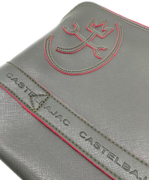 CASTELBAJAC（カステルバジャック）CASTELBAJAC (カステルバジャック) 2WAYバッグ ブラック×レッドの古着・服飾アイテム