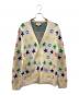 GUCCI（グッチ）の古着「GUCCI 厚手カーディガン」｜ベージュ×ネイビー