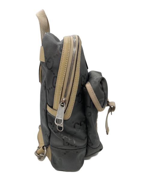 GUCCI（グッチ）GUCCI (グッチ) オフザグリッド ボディバッグ グレー×ベージュの古着・服飾アイテム