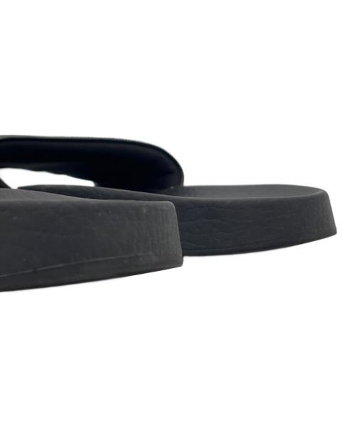 GUCCI（グッチ）GUCCI (グッチ) スライドサンダル ブラック×ホワイト サイズ:8の古着・服飾アイテム