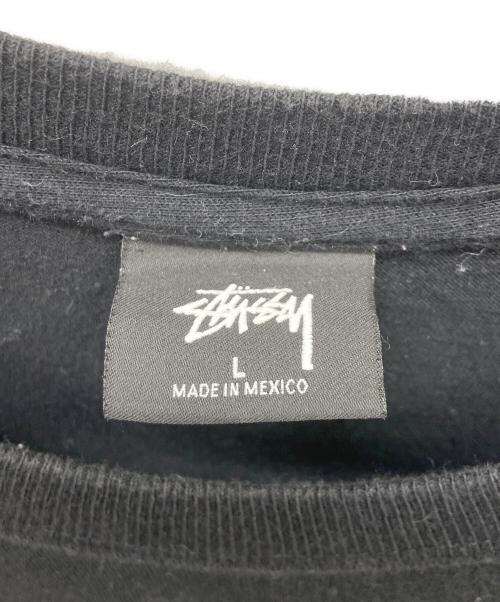 stussy（ステューシー）stussy (ステューシー) 半袖カットソー ブラック サイズ:Lの古着・服飾アイテム